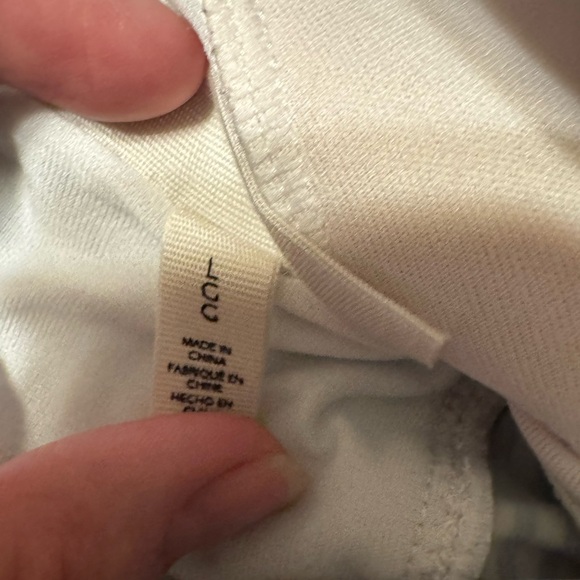 Jessica Simpson Maternity One Piece Swimsuit / Bathing Suit Striped Ruched Large - Picture 7 of 7